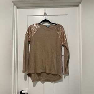 Sequin fall sweater